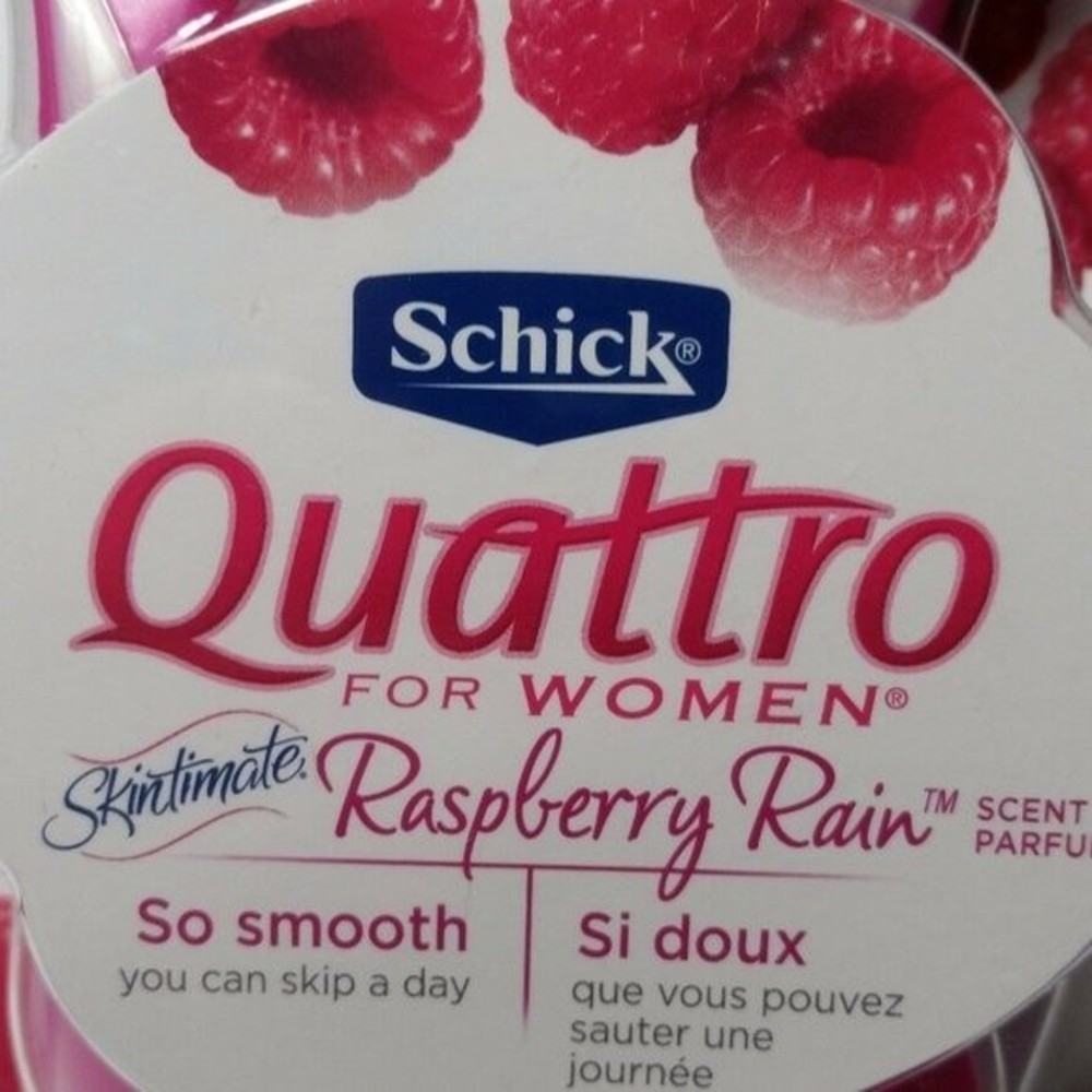 Schick Quattro Razors Rasperry Papaya Complex 5pk - Picture 3 of 10